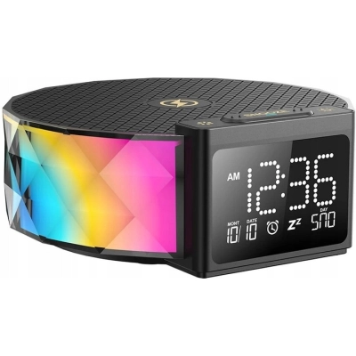 $ LAMPKA LED BUDZIK Z ŁADOWARKĄ "M1"